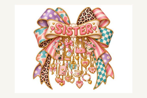Sister Charm Bow PNG
