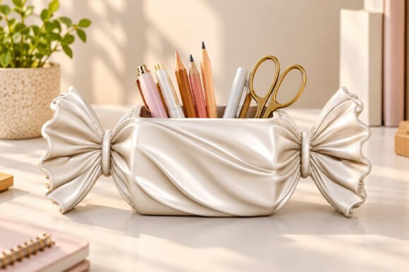Sweet Candy Desk Organizer STL – Cute 3D Printable Pen & Stationery Holder - Image 4