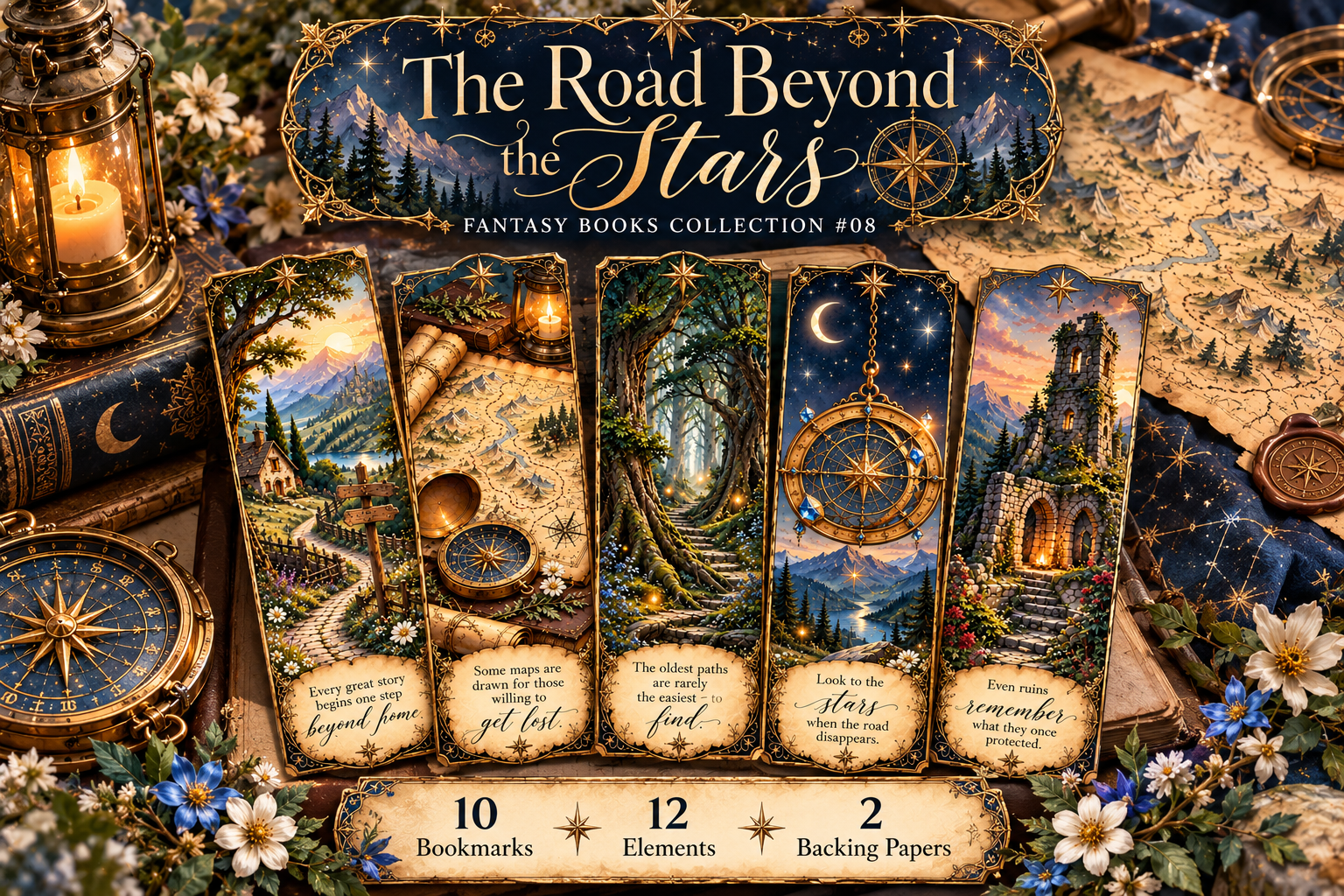The Road Beyond the Stars Bookmark Kit