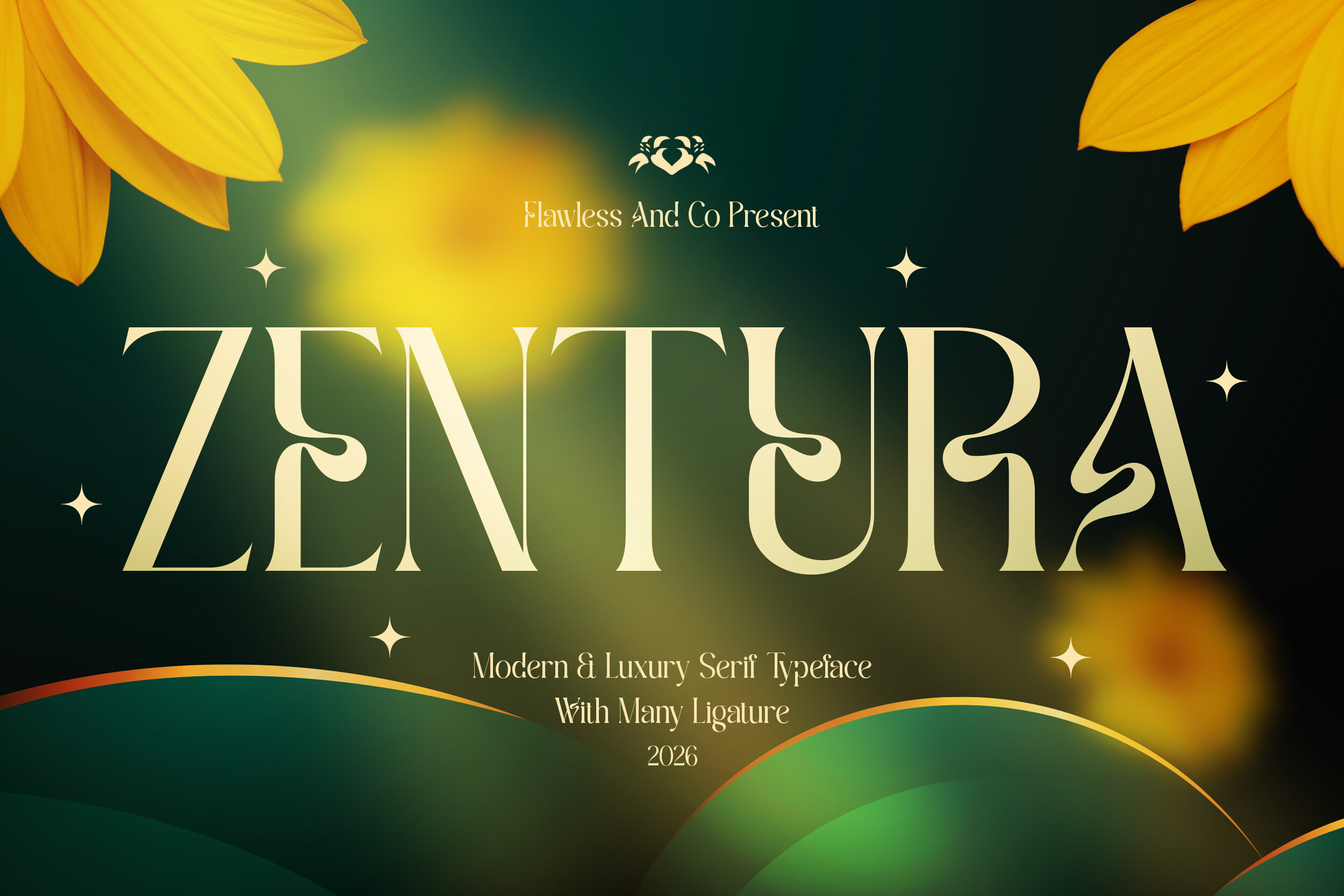 Zentura preview, polished serif typeface