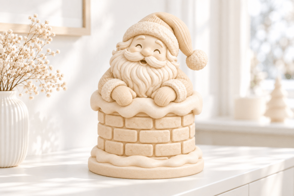 3D Print STL Santa Claus Figurine | Christmas Tabletop Decor - Image 17
