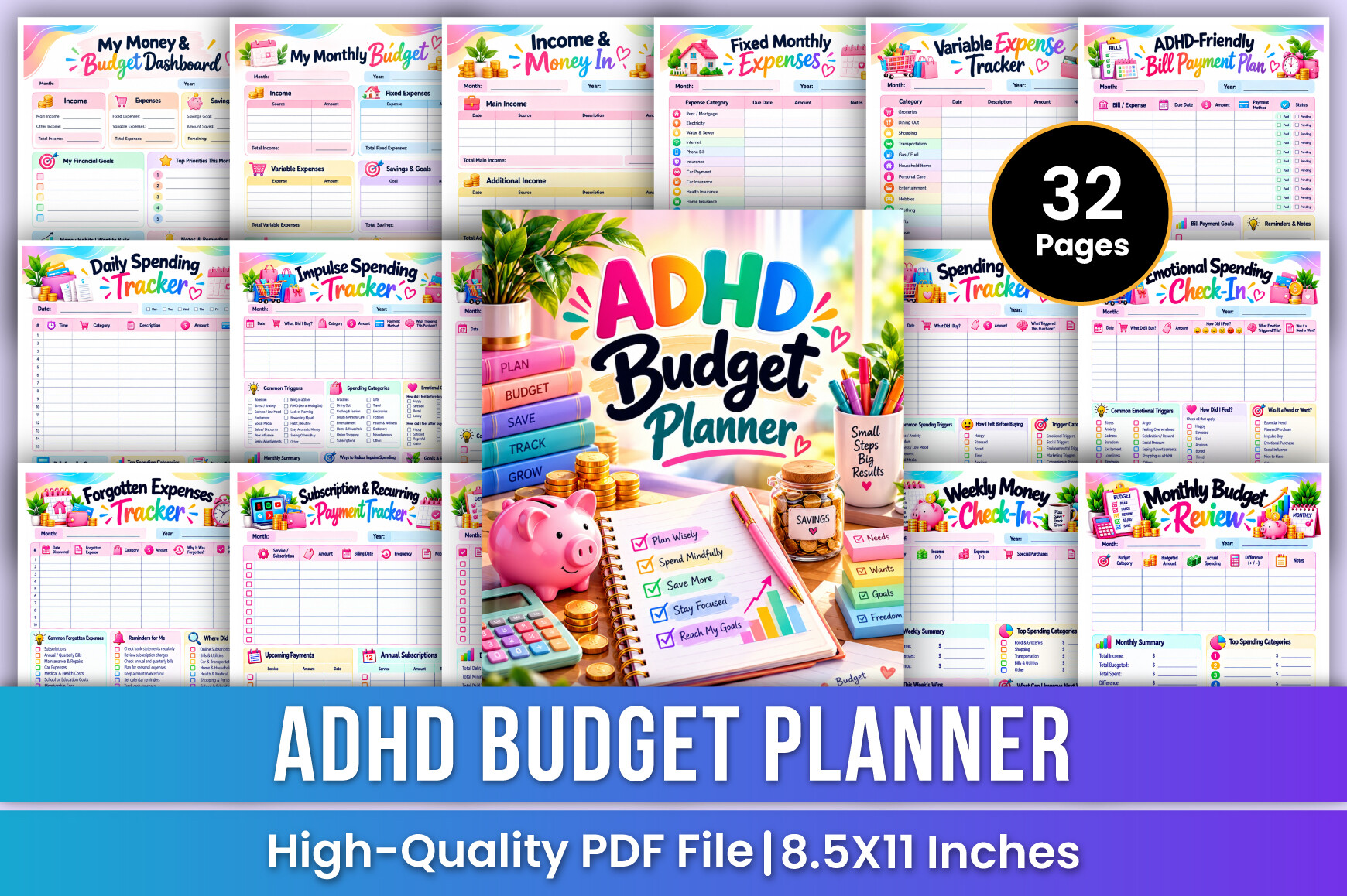 ADHD Budget Planner | ADHD-Friendly