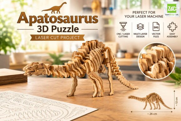 🦕 Apatosaurus 3D