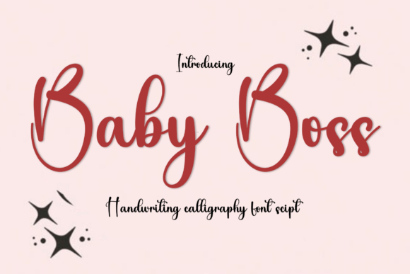 Baby Boss Font - Lettering Fonts Design