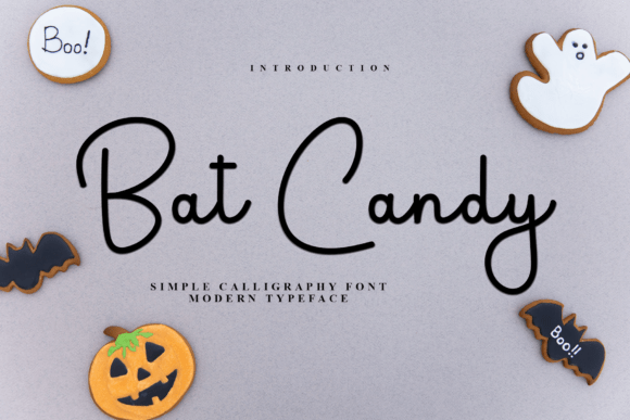 Bat Candy Font - Lettering Fonts Design