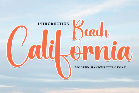 Beach California Font - Lettering Fonts Design