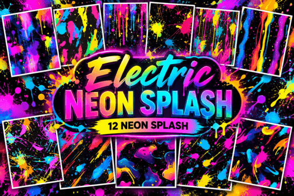 Electric Neon Splash