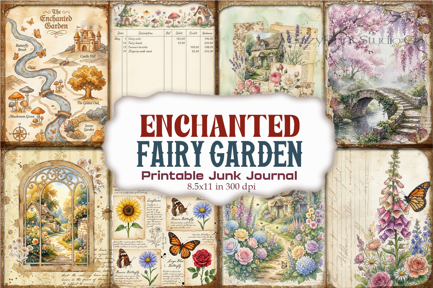 Enchanted Fairy Garden Junk Journal