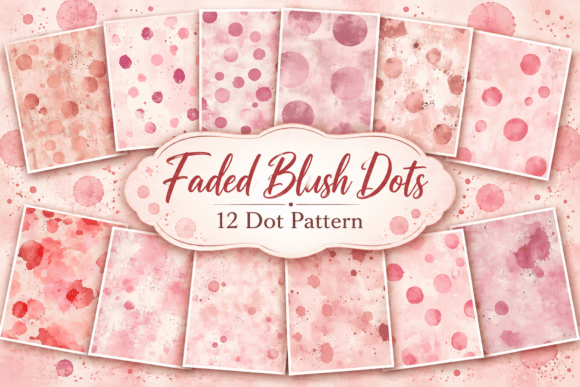 Faded Blush Dots