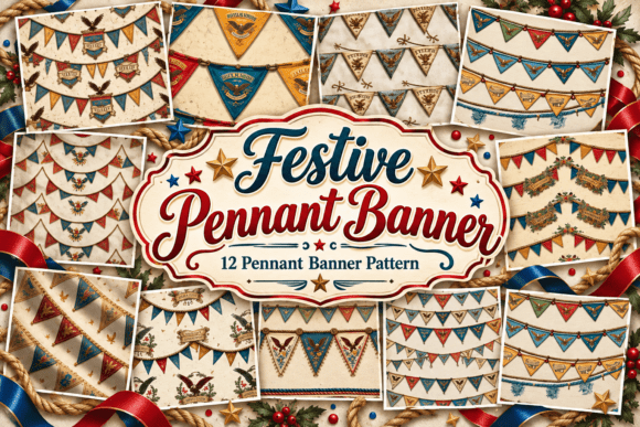 Festive Pennant Banner