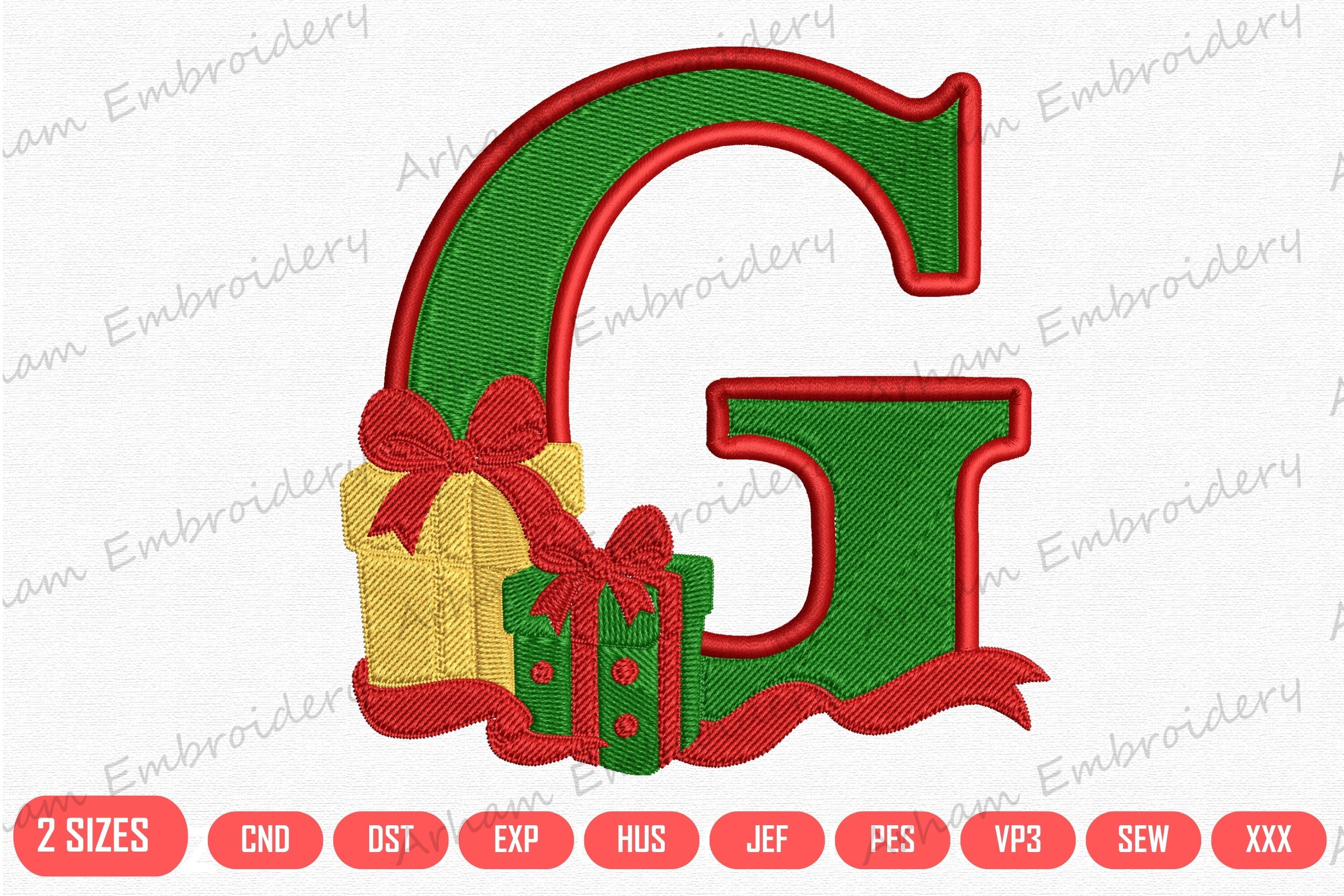 Gift Box Monogram Letter G