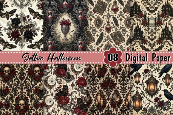 Gothic Romance Halloween Background