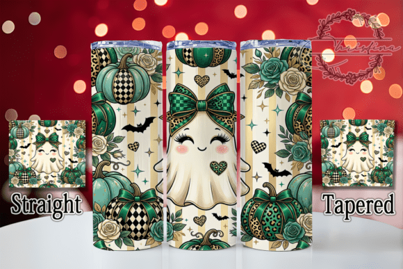 Green Leopard Ghost 20oz Tumbler