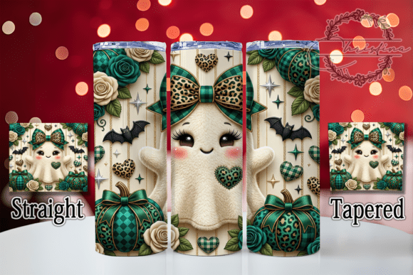Green Leopard Ghost 20oz Tumbler