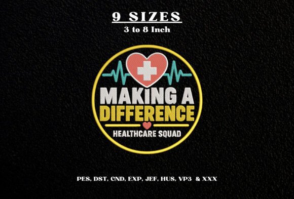 Making a Difference Healthcare Embroider