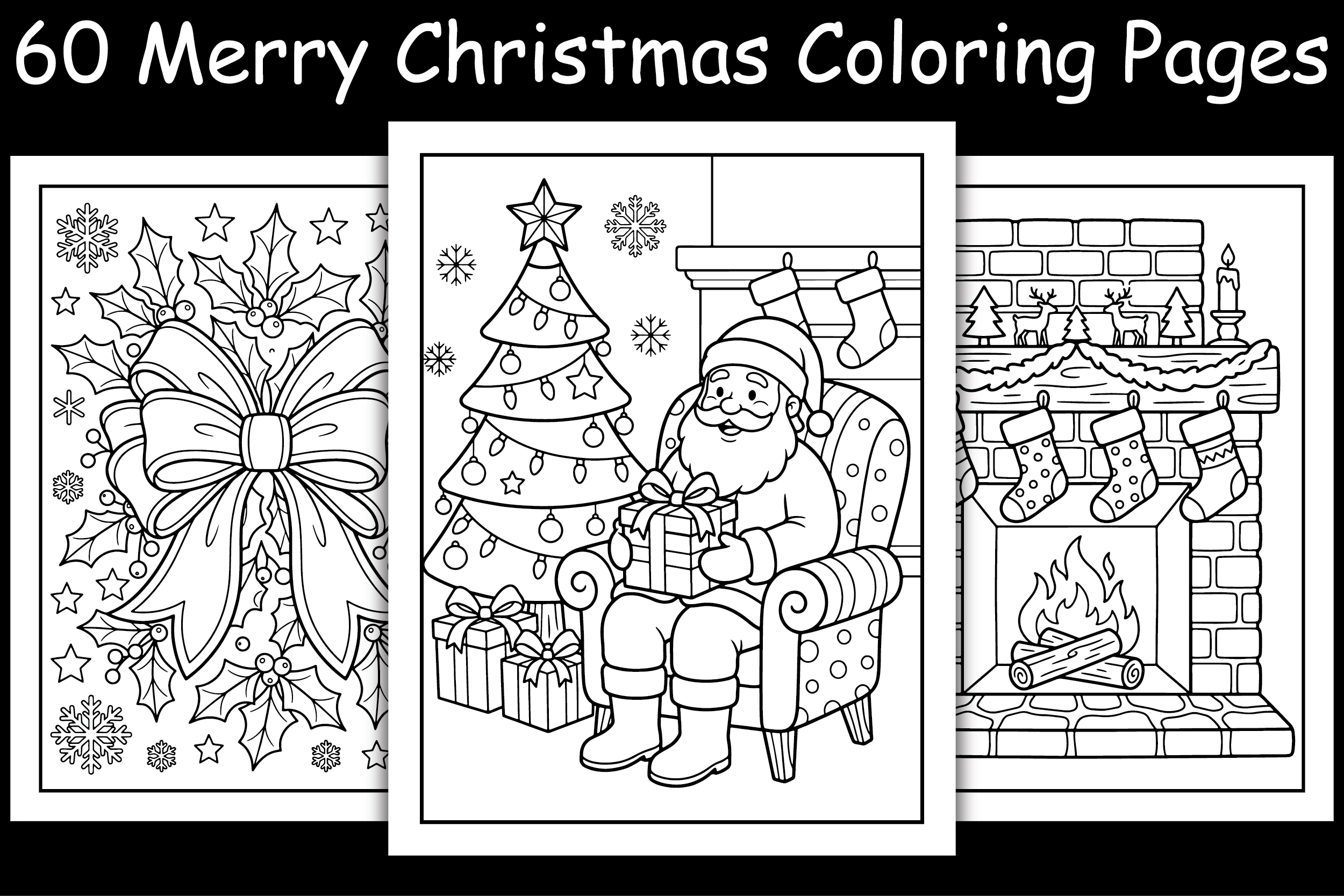 Merry Christmas Coloring Pages