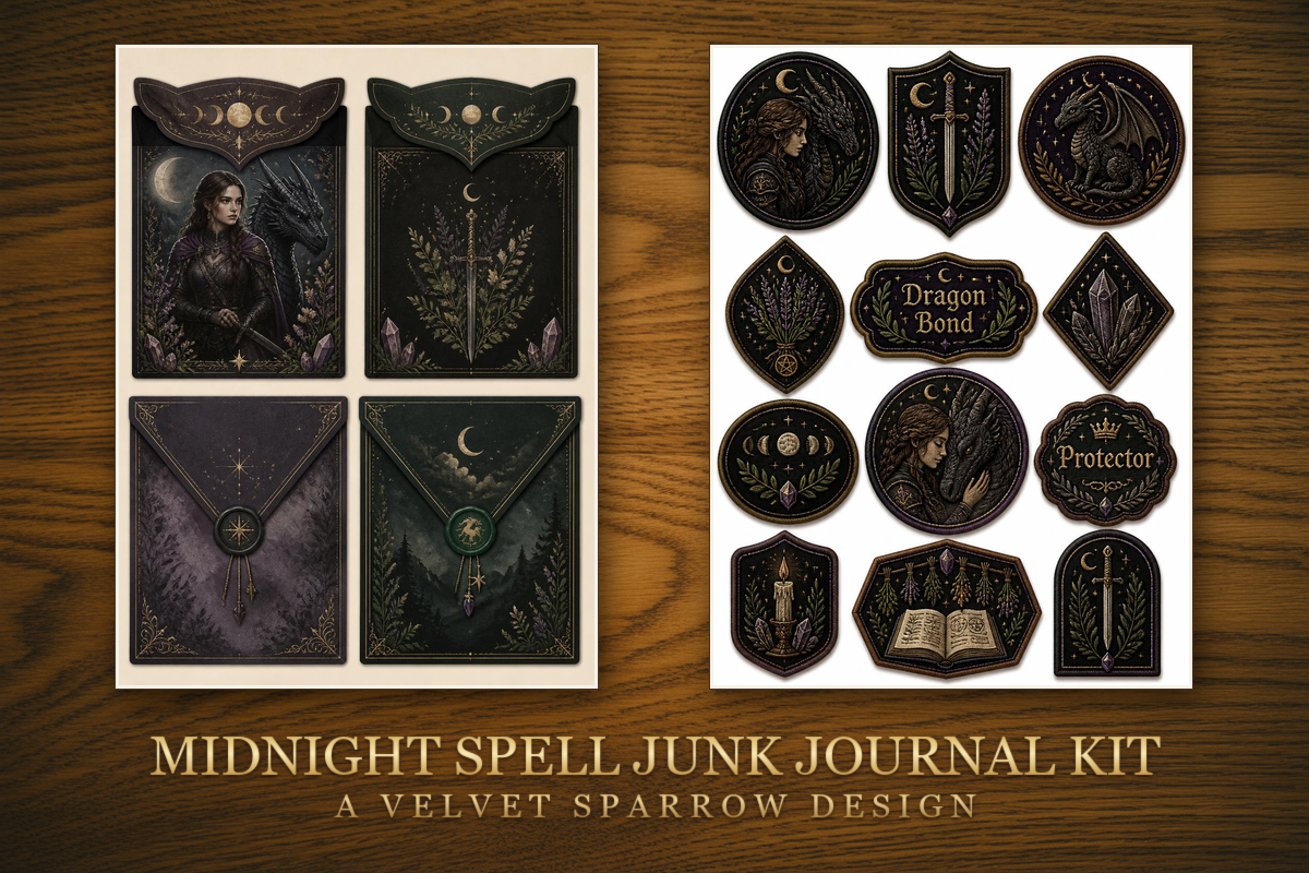 Midnight Spell Junk Journal Kit