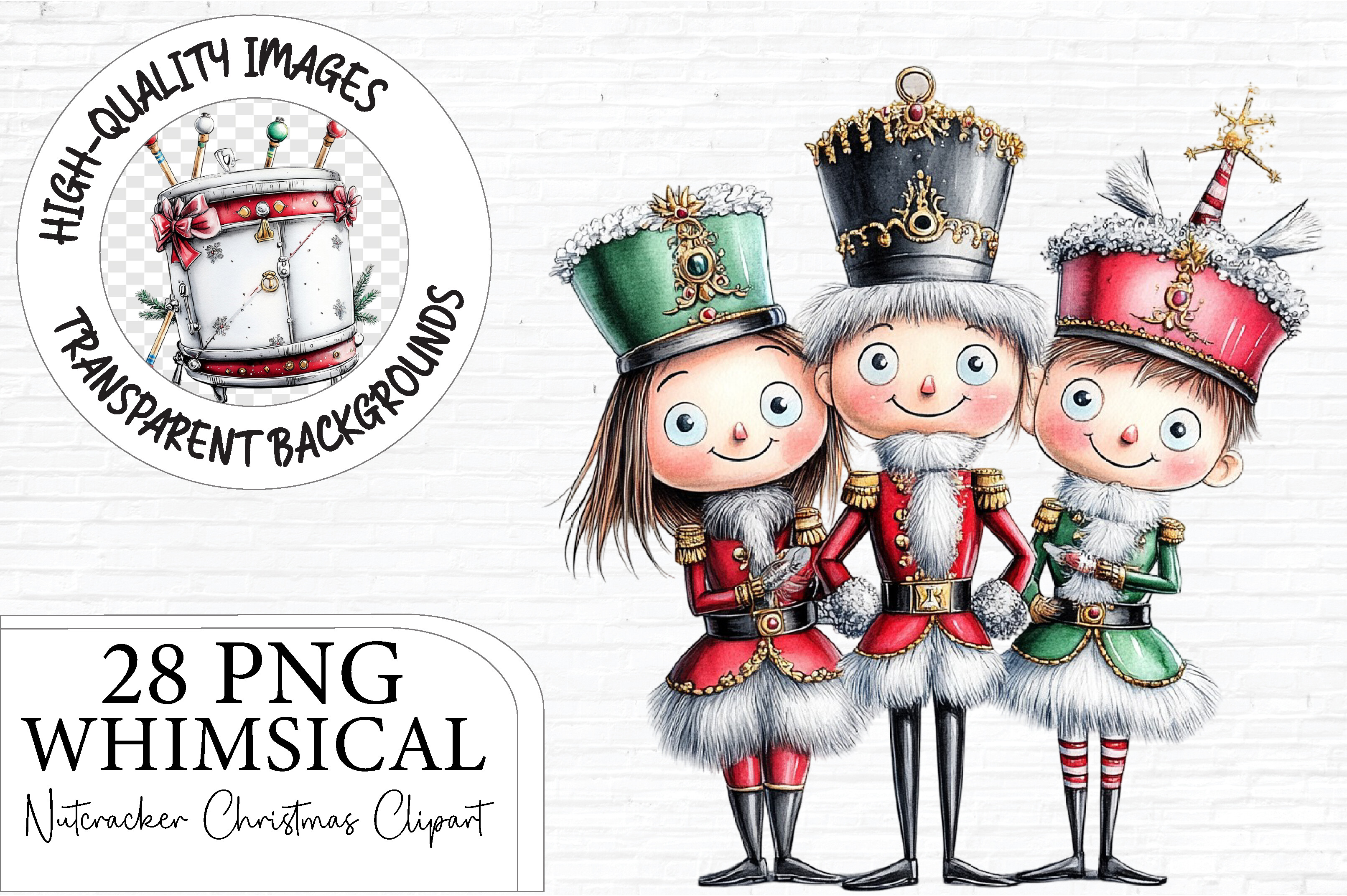 Nutcracker Christmas Clipart