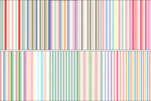 Pastel Vertical Stripe Seamless Pattern