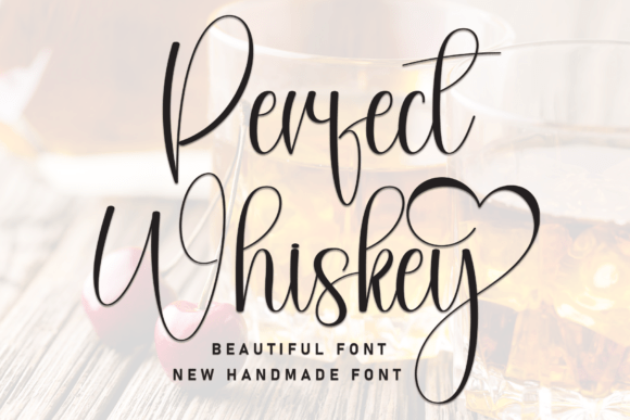 Perfect Whiskey Font - Lettering Fonts Design