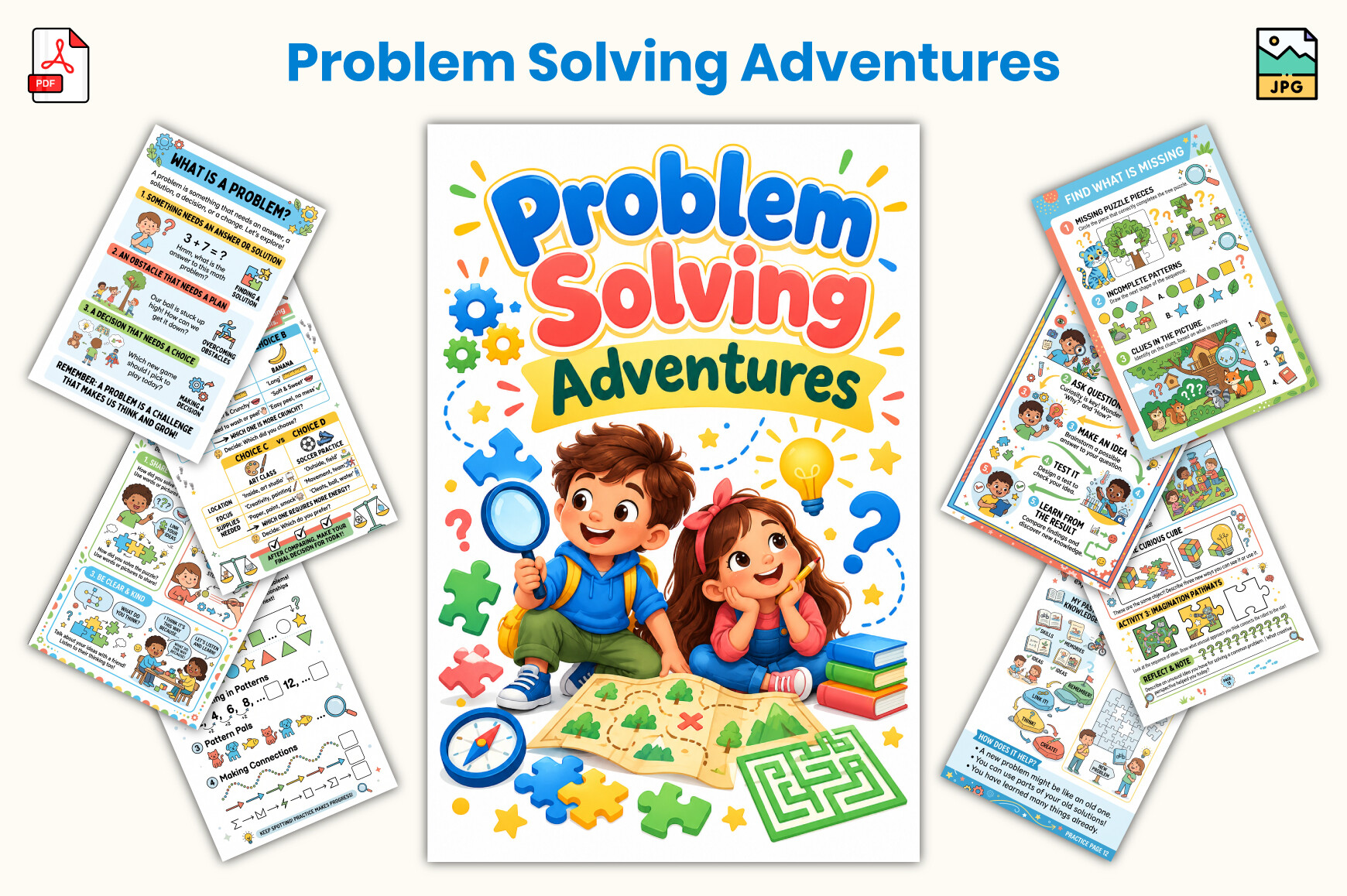 Problem Solving Adventures Graphic by KDPLab · Creative Fabrica