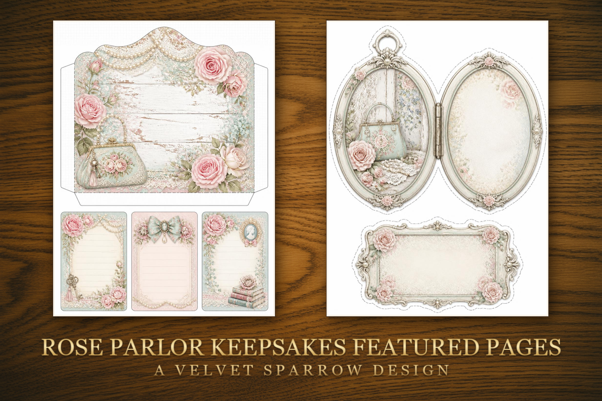 Rose Parlor Keepsakes Featured Pages