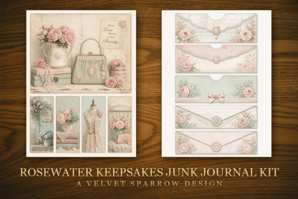 Rosewater Keepsakes Junk Journal Kit