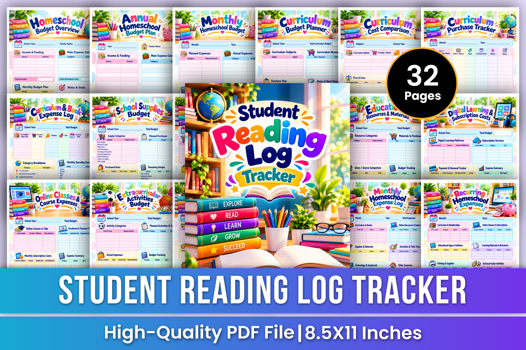 Student Reading Log Tracker | Reading