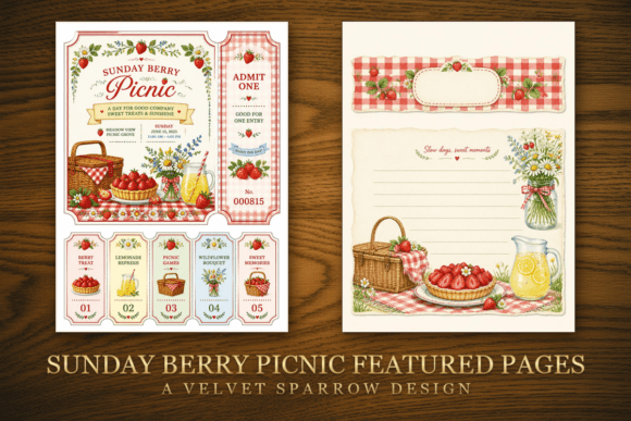 Sunday Berry Picnic Featured Pages