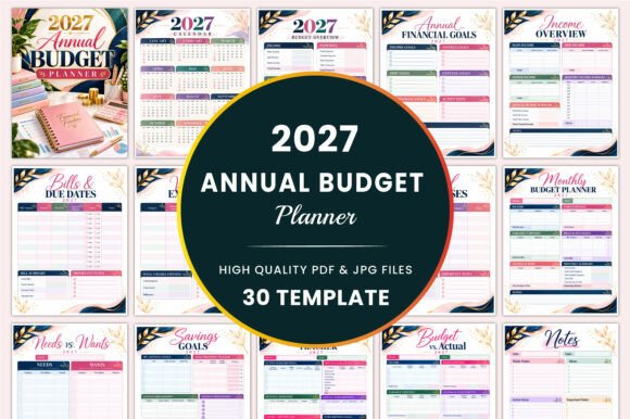 2027 Annual Budget Planner KDP Interiors