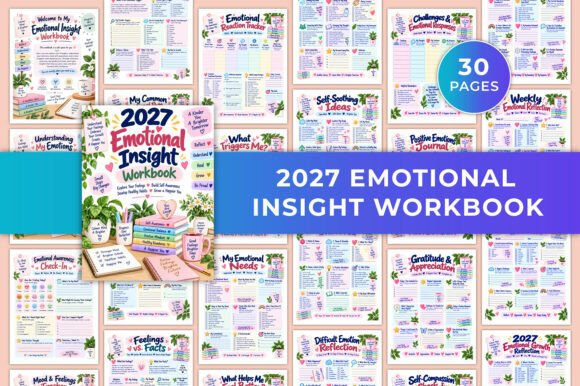 2027 Emotional Insight Workbook KDP