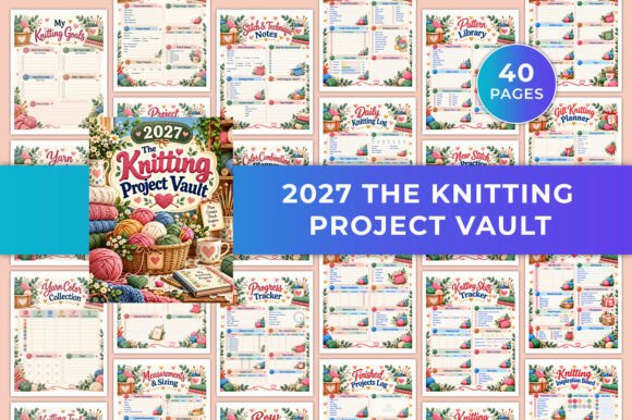 2027 the Knitting Project Vault KDP