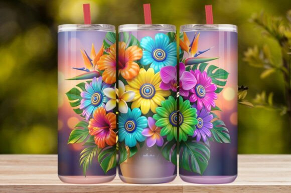 3D Floral & Fantasy Glowing Aesthetic