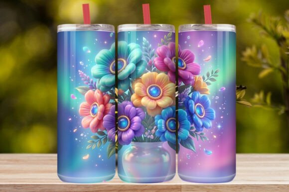 3D Floral & Fantasy Glowing Aesthetic