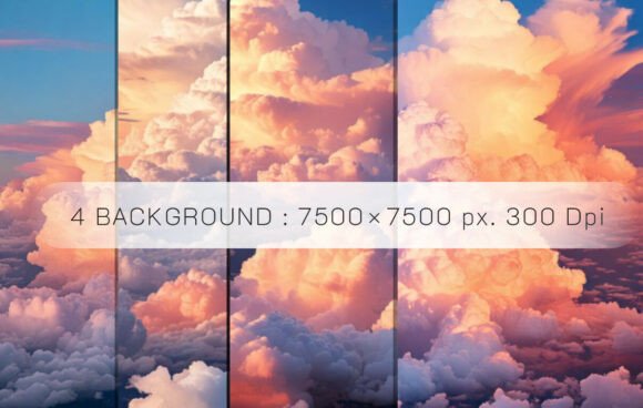 4 Abstract Soft Background Featuring