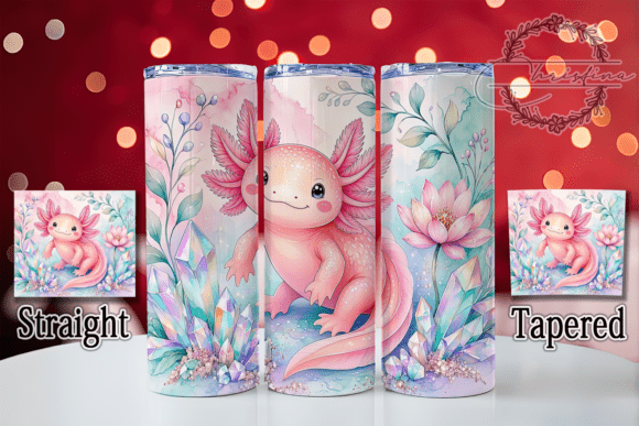 Axolotl Crystal 20oz Tumbler