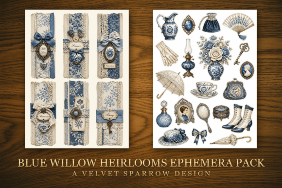 Blue Willow Heirlooms Ephemera Pack