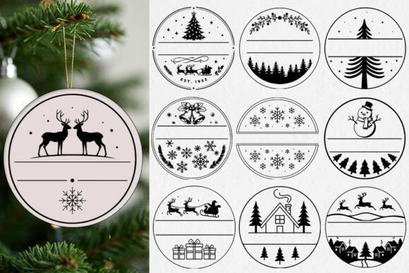 Christmas Family Name SVG Bundle