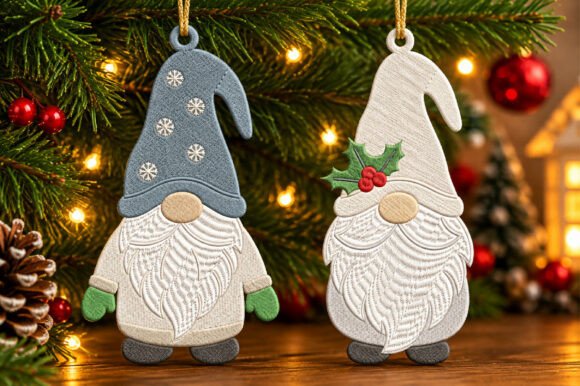 Christmas Gnome Ornament Design