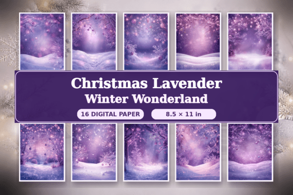 Christmas Lavender Winter Wonderland