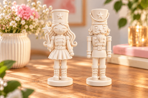 Christmas Nutcracker Duo 3D Print – Male & Female Nutcracker Models - Image 2