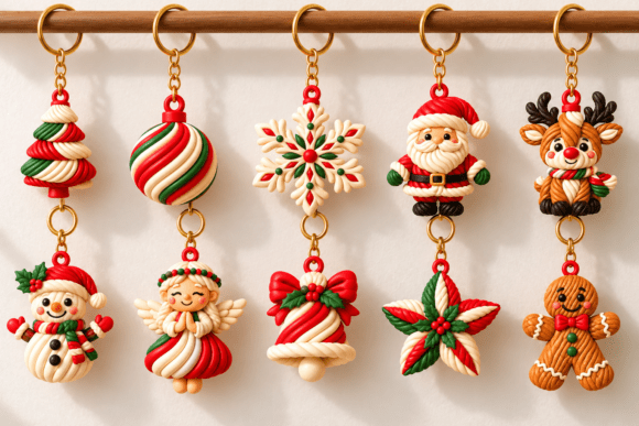Christmas Ornaments STL 3D Print Set - 10 Festive Holiday Models - Image 6