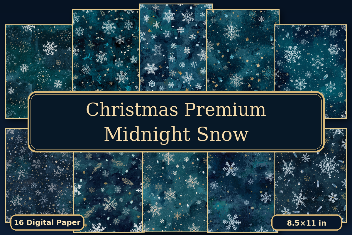 Christmas Premium Midnight Snow