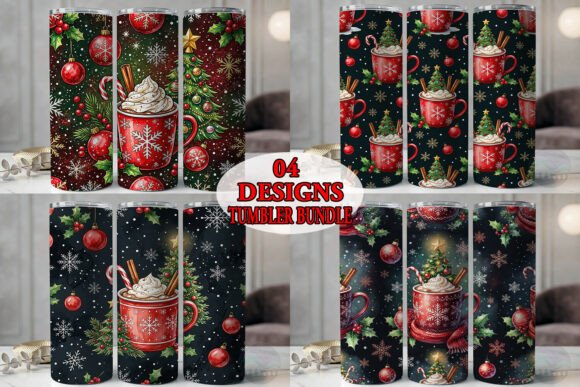 Christmas Snowflake Cocoa Mug Tumbler