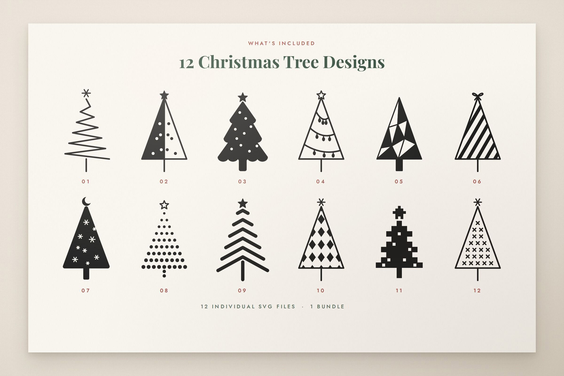 Christmas Tree SVG Bundle