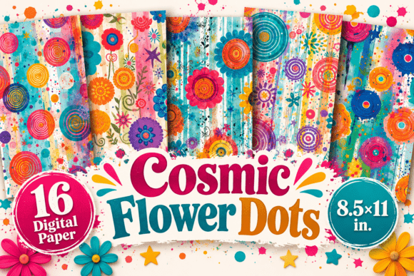 Cosmic Flower Dots