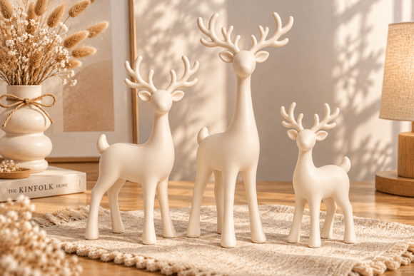 Christmas Angel Ornament Trio 3D STL – 3 Holiday Angel Ornaments to Print - Image 14
