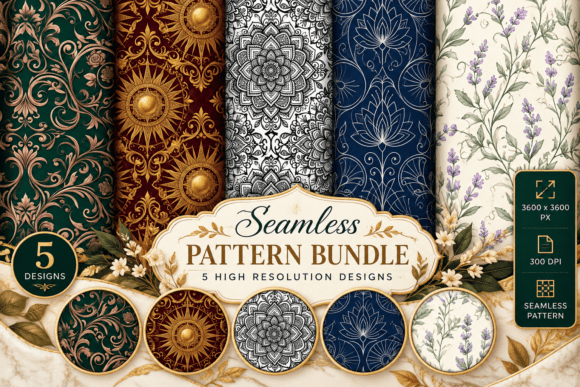 Elegant Seamless Pattern Bundle