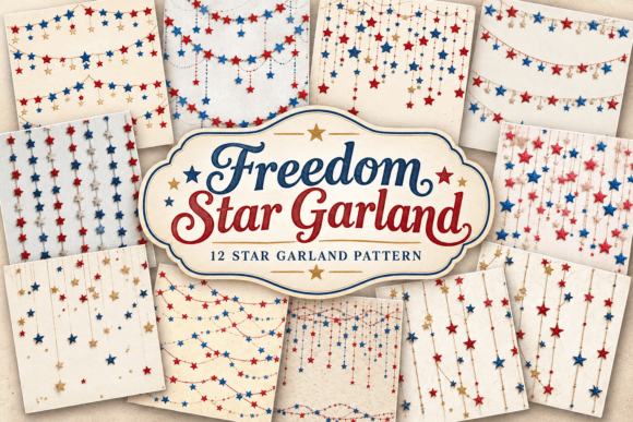 Freedom Star Garland
