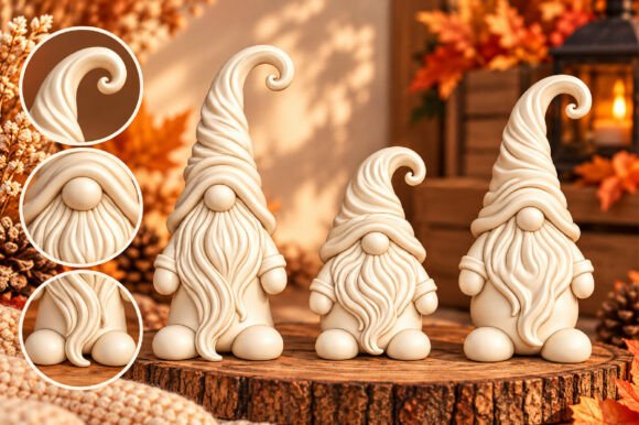 Cute Cat Pumpkin Halloween STL – Kawaii 3D Printable Decor Model - Image 8